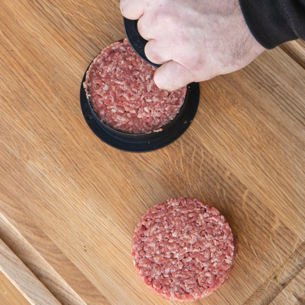 Cookinglife Grill Hamburgerpers / Burger Press - 2 maten - ø 10.5 cm & 6.5 cm