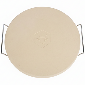 Cookinglife Grill Pizzasteen met houder ø 38 cm