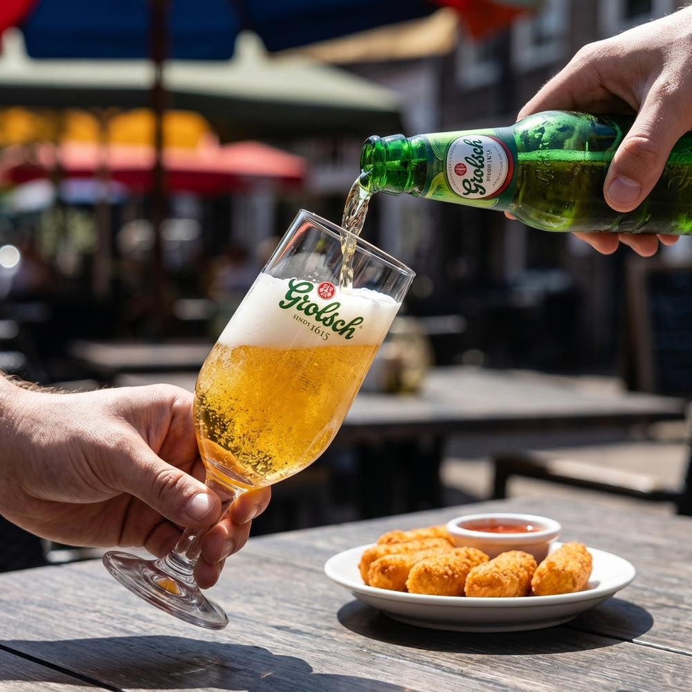 Grolsch Bierglazen op Voet Classic - 250 ml - 4 stuks