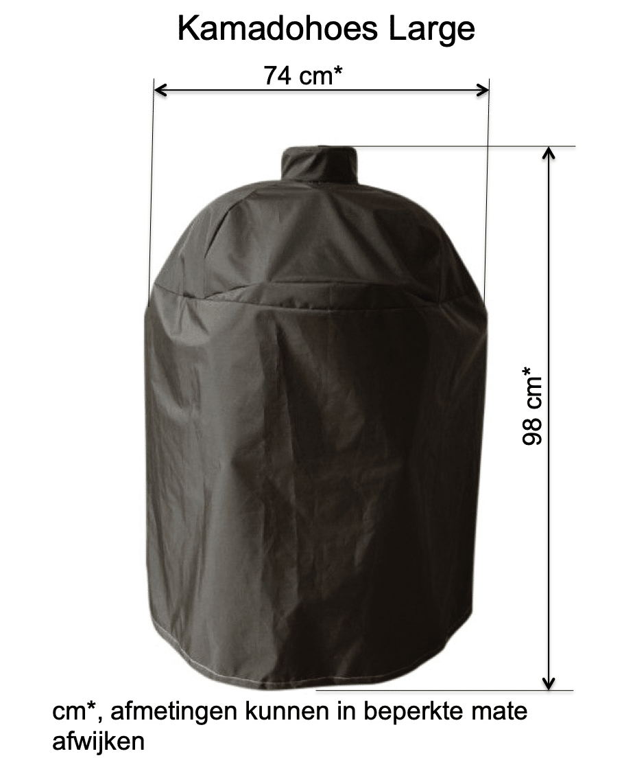Keij Kamado BBQ Legend Large Matt Black - 21 inch