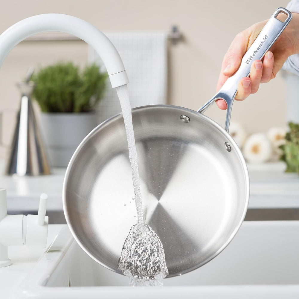 KitchenAid Koekenpan Advanced RVS ø 24 cm - sfeerbeeld 2