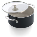 KitchenAid Kookpan Aluminium Mat Zwart ø 20 cm / 3.1 Liter - keramische anti-aanbaklaag