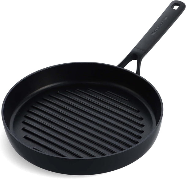 KitchenAid Grillpan Classic Forged ø 28 cm - keramische anti-aanbaklaag