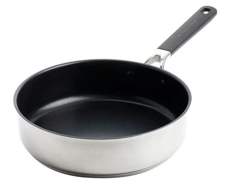 KitchenAid Hapjespan / Sauteerpan met deksel Classic RVS ø 26 cm / 3.6 Liter - zonder deksel