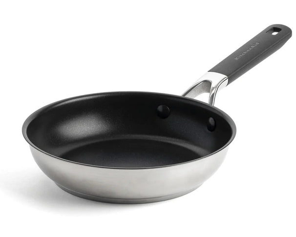 KitchenAid Koekenpan Classic RVS ø 20 cm - keramische anti-aanbaklaag