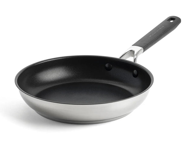 KitchenAid Koekenpan Classic RVS ø 24 cm - keramische anti-aanbaklaag