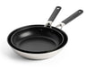 KitchenAid Koekenpannenset Classic RVS 2-delig - ø 24 & 28 cm