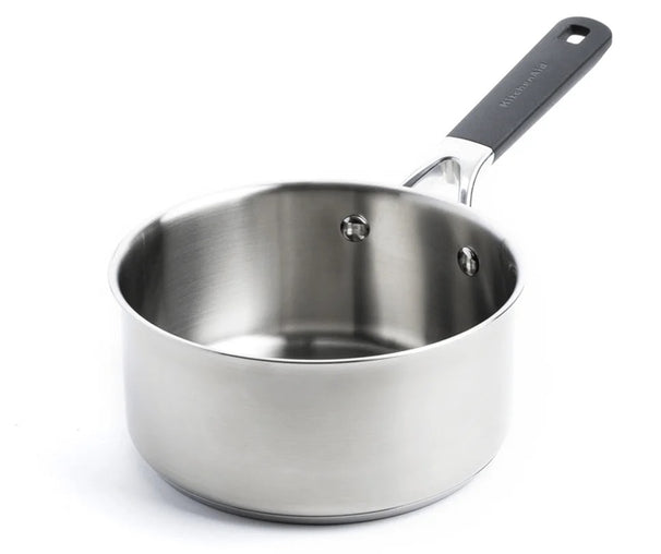 KitchenAid Steelpan Classic RVS ø 18 cm / 2.1 Liter - zonder anti-aanbaklaag