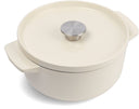 KitchenAid Braadpan Cast Iron Cream ø 22 cm / 3.3 Liter - geëmailleerde anti-aanbaklaag