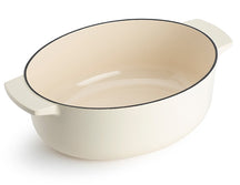 KitchenAid Braadpan Ovaal Gietijzer Cream 30 cm / 5.6 Liter - zonder deksel