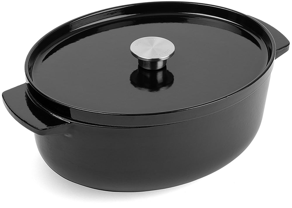 KitchenAid Braadpan Ovaal Gietijzer Onyx Black 30 cm / 5.6 Liter