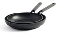 KitchenAid Koekenpannenset Classic Forged 2-delig - keramische anti-aanbaklaag - Koekenpan ø 24 & 28 cm