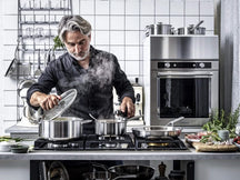 KitchenAid Pannenset Multi-Ply Stainless Steel 4-delig - RVS - Kookpan ø 20, 24 cm, Steelpan ø 16 cm & Koekenpan ø 24 cm
