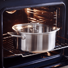 KitchenAid Pannenset Multi-Ply Stainless Steel 4-delig - RVS - Kookpan ø 20, 24 cm, Steelpan ø 16 cm & Koekenpan ø 24 cm