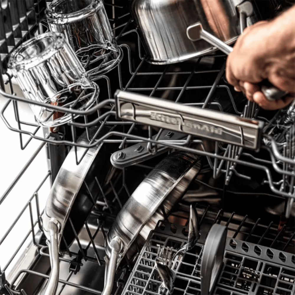 KitchenAid Pannenset Multi-Ply Stainless Steel 4-delig - RVS - Kookpan ø 20, 24 cm, Steelpan ø 16 cm & Koekenpan ø 24 cm