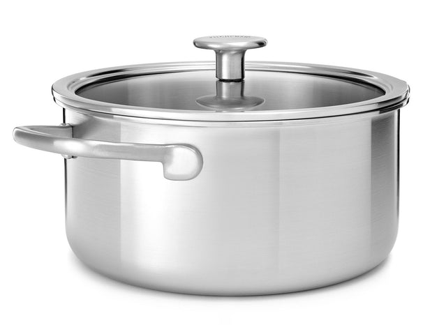 KitchenAid Kookpan Tri-Ply RVS ø 20 cm / 3.1 Liter - zonder anti-aanbaklaag