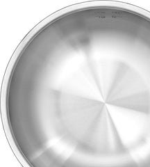 KitchenAid Sauteuse Tri-Ply RVS ø 20 cm / 2.3 Liter - binnenkant