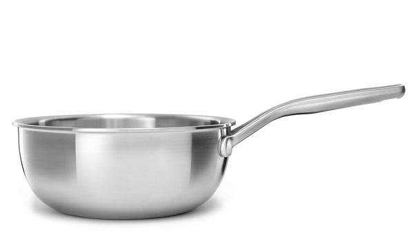 KitchenAid Sauteuse Tri-Ply RVS ø 22 cm / 3.1 Liter - zonder anti-aanbaklaag