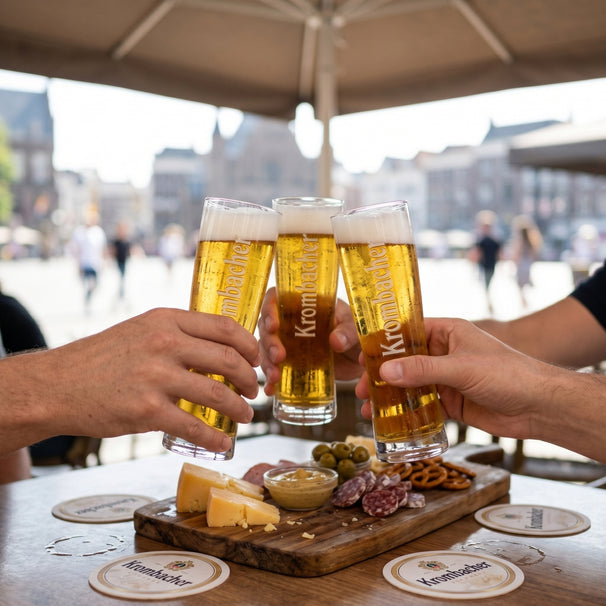 Krombacher Bierglazen Star Cup 250 ml - 6 stuks