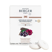 Maison Berger Navulling - voor autoparfum - Hypnotic Oud - 2 stuks