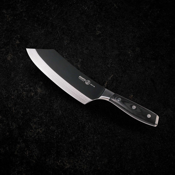 Messermeister BBQ Mes Avanta 20 cm - Zwart Titanium Lemmet