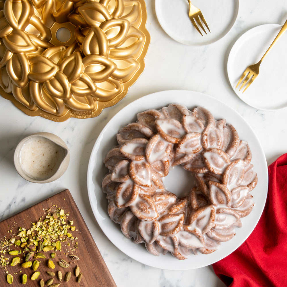 Nordic Ware Tulbandvorm  Laurel Wreath Bundt Goud - Gietaluminium - ø 27 cm