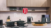 Berlinger Haus Pannenset Mat Groen 11-Delig - Kookpan ø 20, 24, 28 cm, Koekenpan ø 24, 28 cm & Steelpan ø 16 cm - Geschikt voor alle warmtebronnen