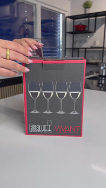 Riedel Witte Wijnglazen Vivant - 340 ml - 4 Stuks