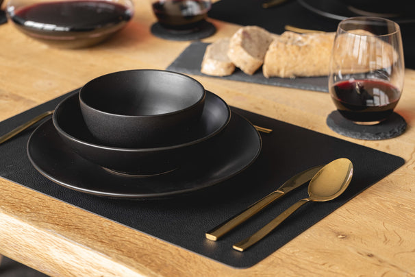 Studio Tavola Ontbijtborden / Dessertborden Black Tie ø 19 cm - 6 stuks