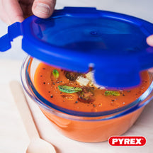 Pyrex Glazen Vershoudbakjes / Ovenschalen met deksel Cook & Go 7-delig