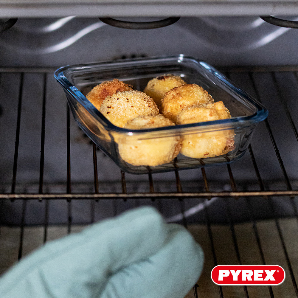 Pyrex Glazen Vershoudbakjes / Ovenschalen met deksel Cook & Go 7-delig