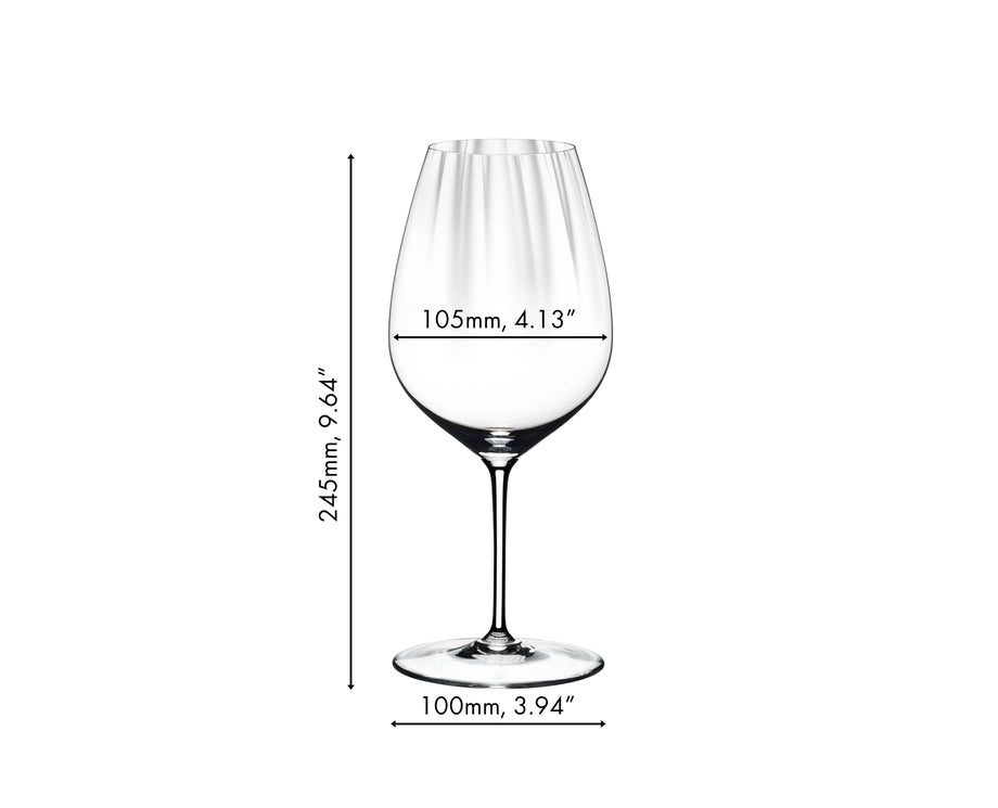 Riedel Wijnglazenset - Rode Wijnglazen - Performance - Cabernet / Merlot - 834 ml - 4 Stuks
