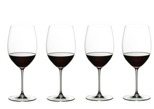 Riedel Wijnglazenset - Rode Wijnglazen - Veritas - Cabernet / Merlot - 709 ml - 4 Stuks