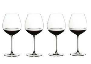Riedel Wijnglazenset - Rode Wijnglazen - Veritas - Pinot noir - 710 ml - 4 stuks