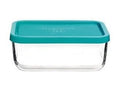 Bormioli Rocco Glazen Vershoudbakje Frigoverre - Blauw 21 x 13 x 8 cm / 1.4 liter