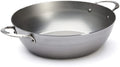 De Buyer Hapjespan / Sauteuse met 2 handvaten - Mineral B Pro - ø 28 cm / 4 liter - zonder anti-aanbaklaag