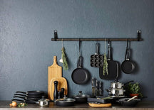 SCANPAN Koekenpannenset Classic Induction ø 24 & 28 cm - geschikt voor alle warmtebronnen - standaard anti-aanbaklaag