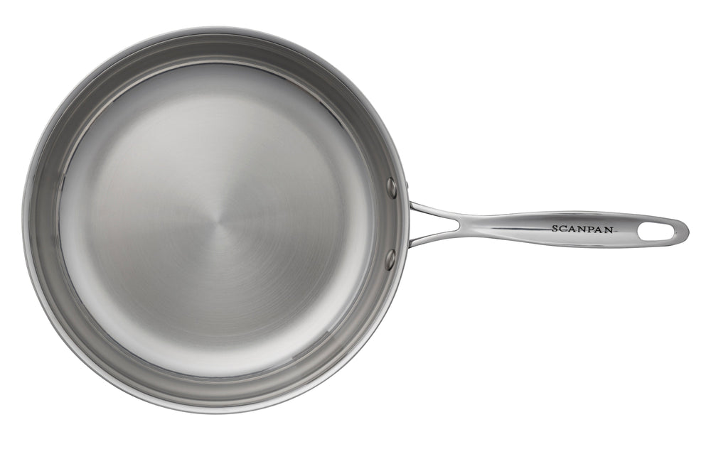 SCANPAN Koekenpannenset Fusion 5 RVS 2-delig - ø 24 & 28 cm - bovenaanzicht