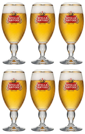 Stella Artois Bierglazen - Chalice - 330 ml - 6 stuks