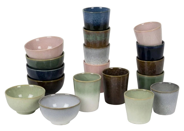 Studio Tavola Koffie- & Ontbijtset Wind 18-delig - 6 Koffiekopjes, 6 Cappuccinokopjes & 6 Kommen
