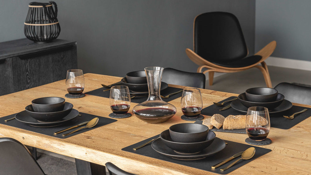 Studio Tavola Ontbijtborden / Dessertborden Black Tie ø 19 cm - 6 stuks