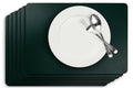 Cosy & Trendy Placemats Leather Look Pine Grove - Afwasbaar - 43 x 30 cm - 6 Stuks