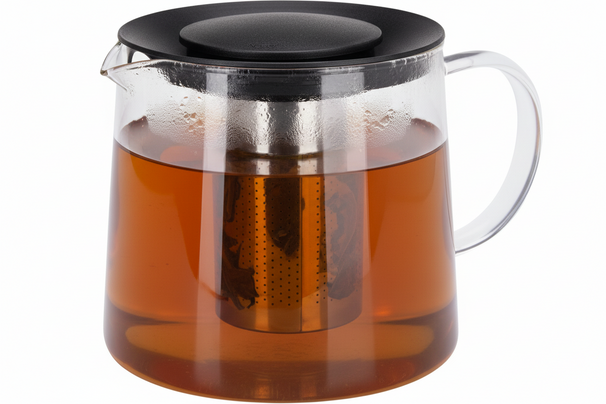 Cookinglife Theepot met RVS Theefilter - Borosilicaat Glas - 1.5 Liter