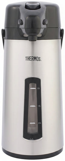 Thermos Thermoskan met Pomp & Venster - Pompkan - Isoleerkan - 2.2 Liter