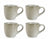 Salt & Pepper Koffiekopjes Artisan Groen 220 ml - 4 Stuks