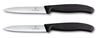 Victorinox Officemessenset Swiss Classic Zwart 2-delig - Gekarteld & Glad Officemes