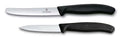 Victorinox Schilmessenset Swiss Classic Zwart 2-delig - Tomatenmes & Schilmes