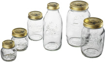 Bormioli Rocco Mason Jar / Weckpotten Quattro Stagioni - ø 11 cm / 1 liter - 6 stuks