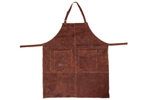 White Fire BBQ Schort & Handschoenen Leer - Bruin - 3-delig
