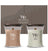 WoodWick Giftset Geurkaarsen Medium Fireside & Cashmere - 2 Stuks - Geurkaars in Glas - Houten Lont